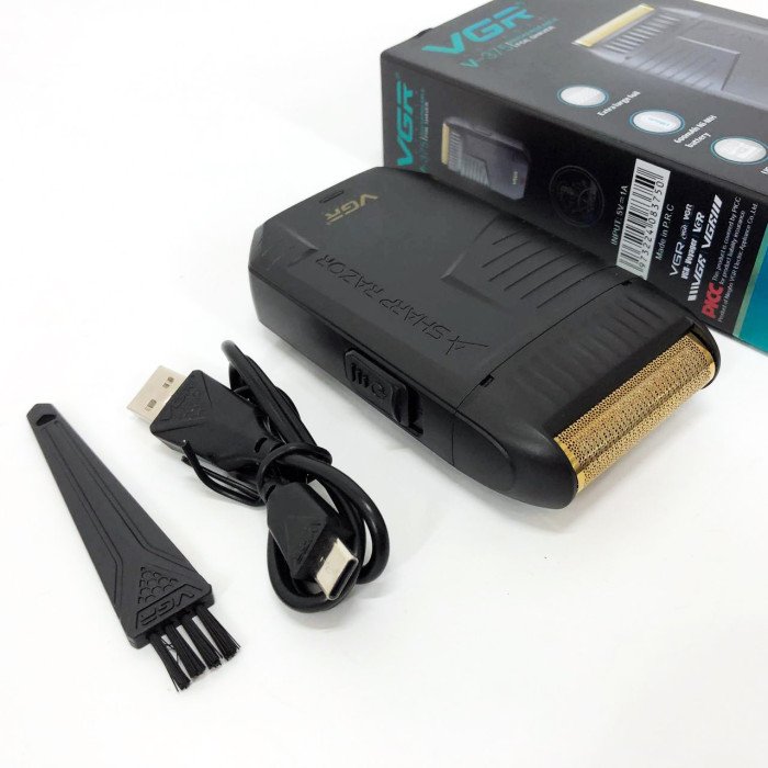 Електробритва VGR V-375 шейвер, Професійний шейвер-електробритва, Електробритва-шейвер чоловічий