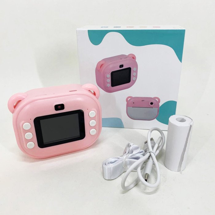 Дитячий фотоапарат миттєвого друку Y600 Pink