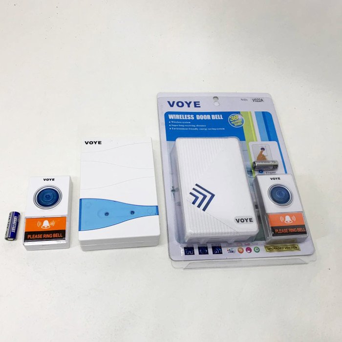 Дзвінок бездротової Mz Voye Battery Дистанційний дзвінок на двері