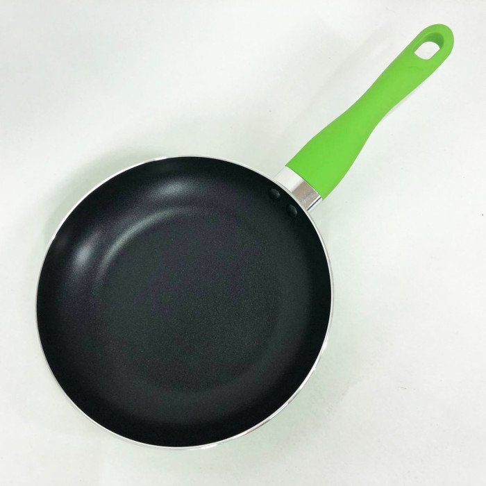 Сковорода Con Brio CB-2014 з антипригарним покриттям Pfluon 20 см. Колір: зелений