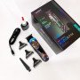 Тример акумуляторний для стрижки VGR V-260 RED, 3 насадки, LED дисплей
