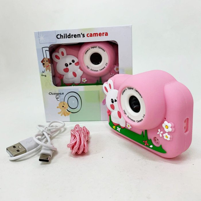 Дитячий фотоапарат M03 PINK RABBIT