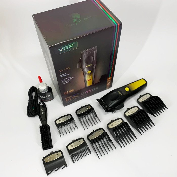 Акумуляторна машинка для стрижки VGR V-195 GOLD