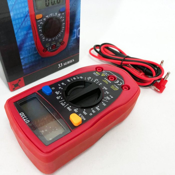Мультиметр цифровий тестер UT33D DT, Тестер професійний, Мультиметр для дому