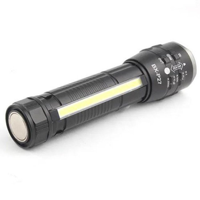 Кишеньковий ліхтарик PLD-P27 White Laser LED PM10-TG+COB, Надпотужний ліхтарик, Підствольний ліхтарик