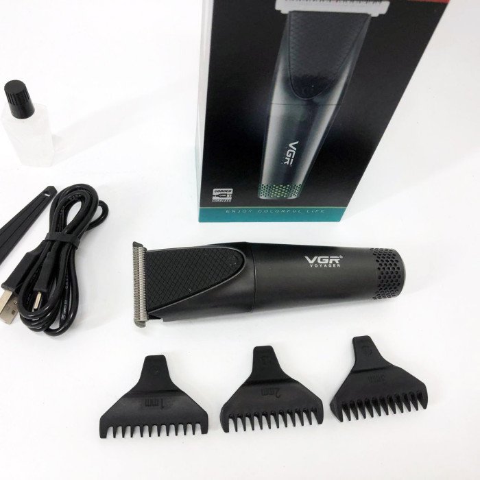 Машинка для стрижки VGR V-925, Професійна бездротова машинка для стрижки волосся, вусів, бороди