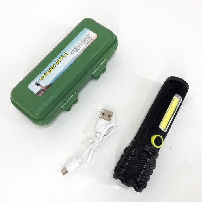 Ліхтарик ручний акумуляторний C71/C81-P50-COB, Ліхтарик світлодіодний ручний акумуляторний портативний