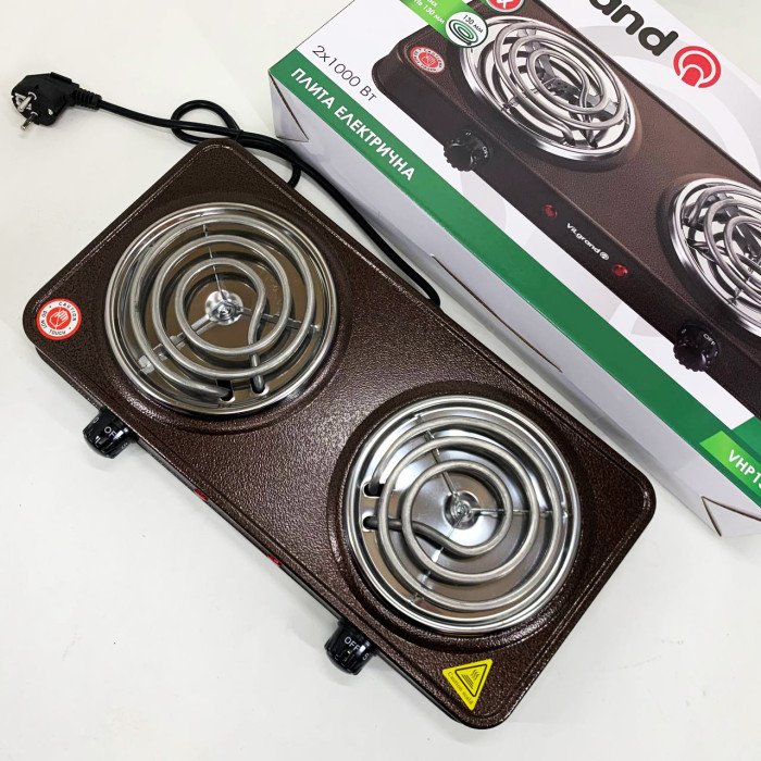 Настільна плита ViLgrand VHP132. Колір: коричневий