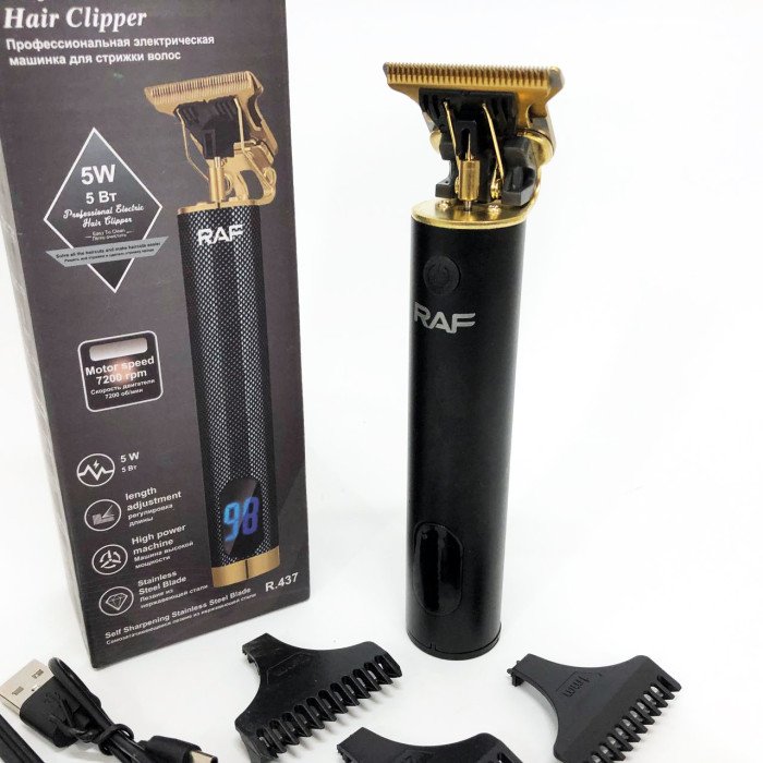 Тример RAF R.437 для стрижки волосся та бороди акумуляторна