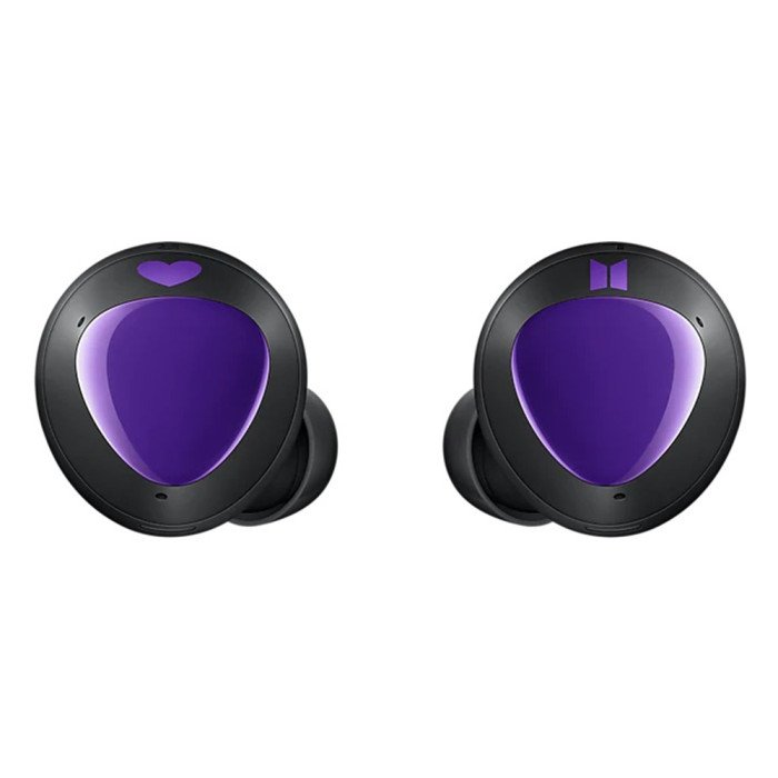 Бездротові навушники, блютуз навушники Samsung Buds + з кейсом. Колір фіолетовий