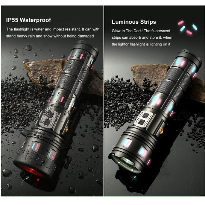 Ліхтар AK177-WHITE LASER LED PM60-TG, Топ-ліхтарик ліхтарик світлодіодний акумуляторний портативний