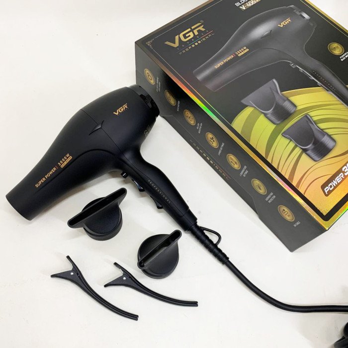 Фен VGR V-406 BLACK 3000Вт