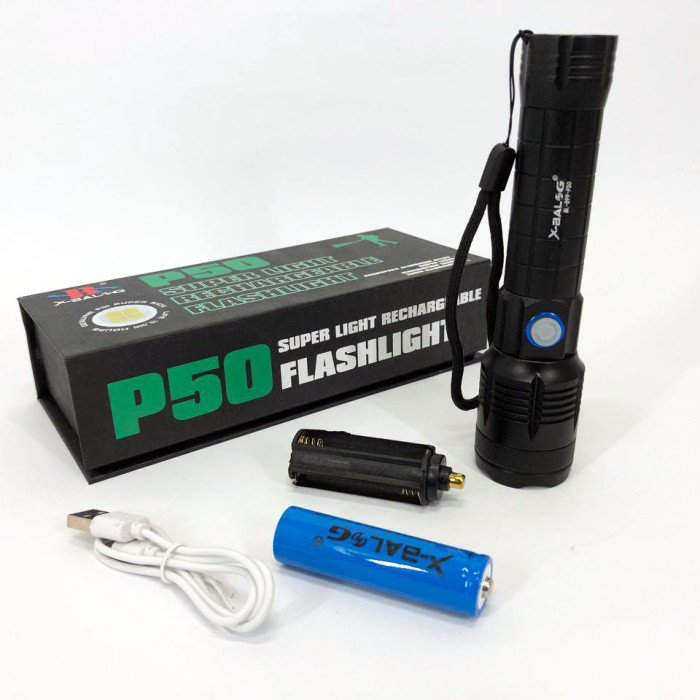 Ліхтарик ручний Bailong X-Balog BL-B99-P50, ліхтар ручний тактичний, водонепроникний ліхтар