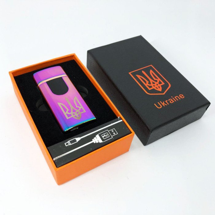 Електрична та газова запальничка Україна, акумуляторна запальничка спіральна HL-431. Колір: хамелеон