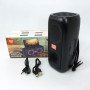 Портативна колонка TG333 2x5W з RGB підсвічуванням, гучна блютуз колонка. Колір: чорний