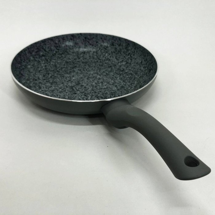 Сковорода Well Done WD-1024B з покриттям LightStone 24 см, сковорода для смаження, якісна сковорода