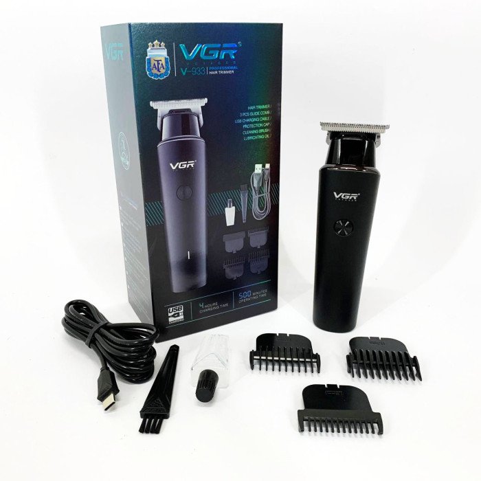 Акумуляторний триммер для стрижки волосся VGR V-933, Тример набір для стрижки волосся та для гоління