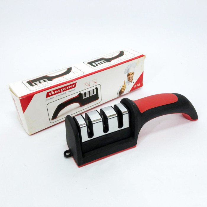Професійна Ручна Точилка для ножів 3 рівня заточування Fast Sharpener RS-168
