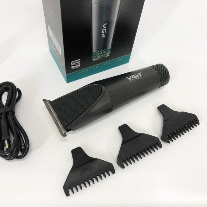 Машинка для стрижки VGR V-925, Професійна бездротова машинка для стрижки волосся, вусів, бороди