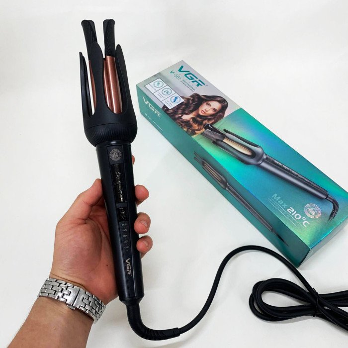 Плойка VGR V-581, температура від 130 ° C до 210 ° C, керамічне покриття, LED дисплей, 45 Вт