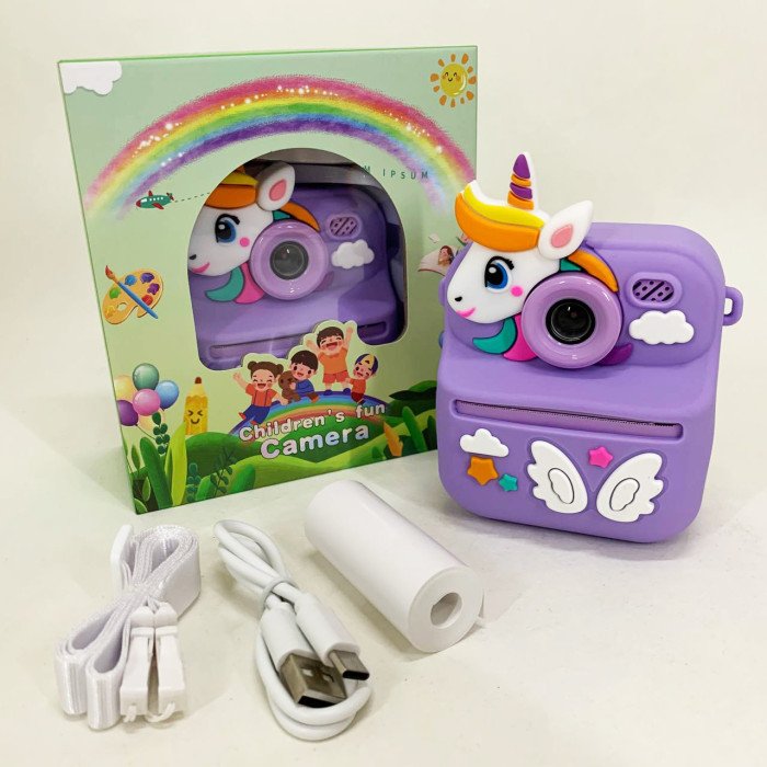 Дитячий фотоапарат миттєвого друку S11 Purple