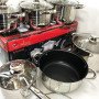 Набор посуды UNIQUE UN-5036 из нержавеющей стали с толстым 5-ти слойным дном.