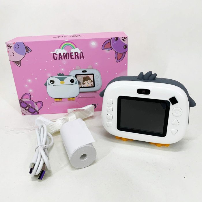Дитячий фотоапарат з термодруком M05 GREY