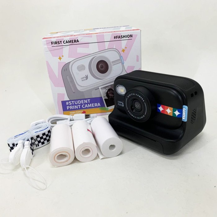 Дитячий фотоапарат миттєвого друку S9 BLACK