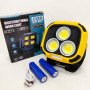 Прожектор ліхтар кемпінг W891-1-3COB(White+Yellow)+5SMD(Red) Power bank