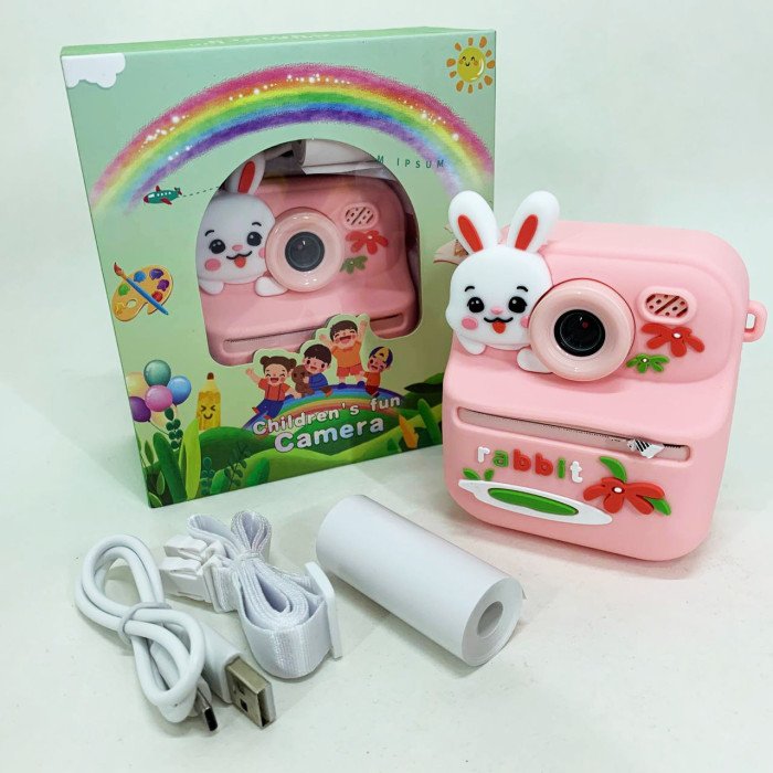 Дитячий фотоапарат миттєвого друку S11 Pink