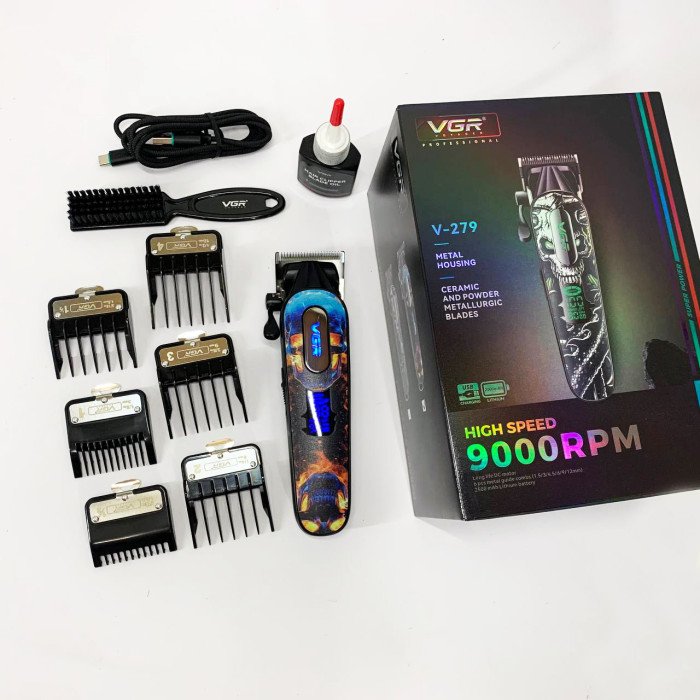 Акумуляторна машинка для стрижки VGR V-279 RED