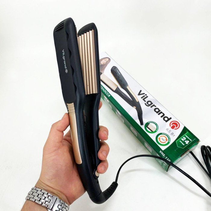 Плойка для волосся ViLgrand VHS-110. Колір: золотий