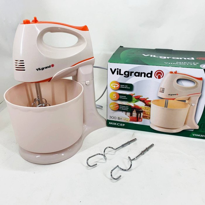 Міксер ViLgrand VHM3017B. Колір: бежевий
