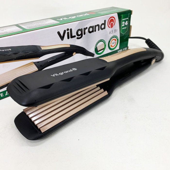 Плойка для волосся ViLgrand VHS-110. Колір: золотий