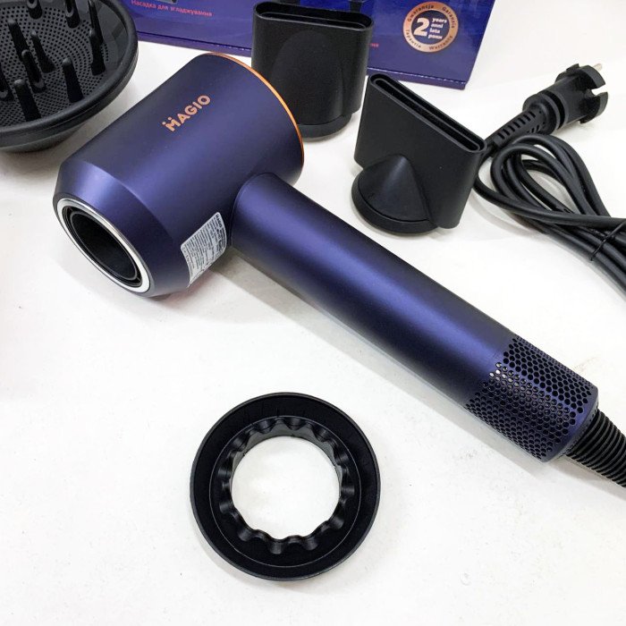 Фен для волосся MAGIO MG-162 5 насадок 1500 Вт