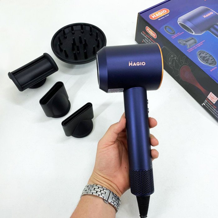 Фен для волосся MAGIO MG-162 5 насадок 1500 Вт
