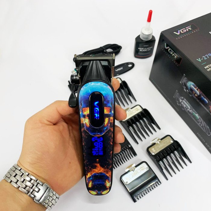 Акумуляторна машинка для стрижки VGR V-279 RED