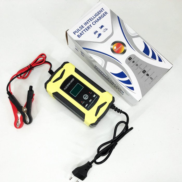 Зарядний пристрій Smart Charger 12V 6A для автомобільного акумулятора