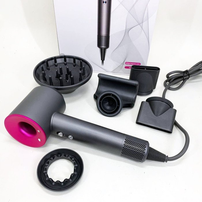 Фен Super Hair Dryer з 5 насадками для швидкого сушіння та укладання волосся