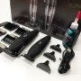 Професійний набір для стрижки волосся VGR V-640 акумуляторний Barber Combo PREMIUM. Колір: чорний