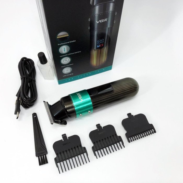 Машинка для стрижки волосся VGR V-929 акумуляторна, Машинка для стрижки волосся домашня