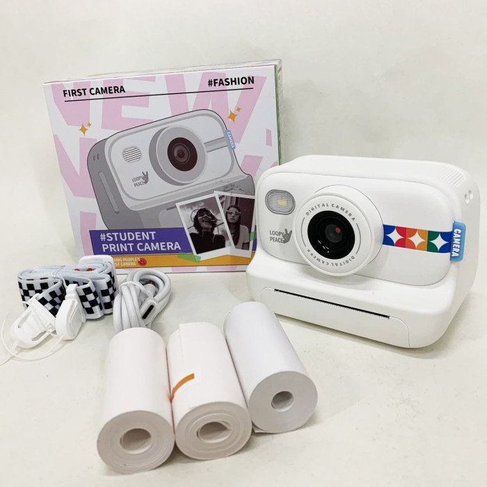 Дитячий фотоапарат миттєвого друку S9 WHITE