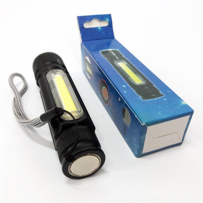 Ліхтарик портативний світлодіодний Police BL-516/616-T6-COB з USB-зарядкою, магнітом та функцією зуму