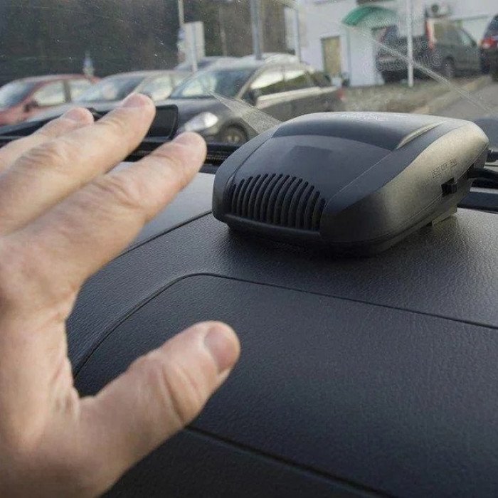 Автомобільна Дуйка CAR FAN CF-702 - Портативний автомобільний обігрівач салону від прикурювача, автодуйка