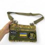 Молодіжна тактична сумка для патчів на плече з 4 кишенями multicam