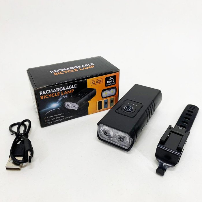 Велоліхтар F0-60-2T6, водонепроникний