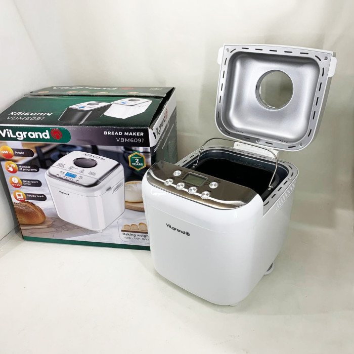 Хлібопічка ViLgrand VBM6091. Колір: білий