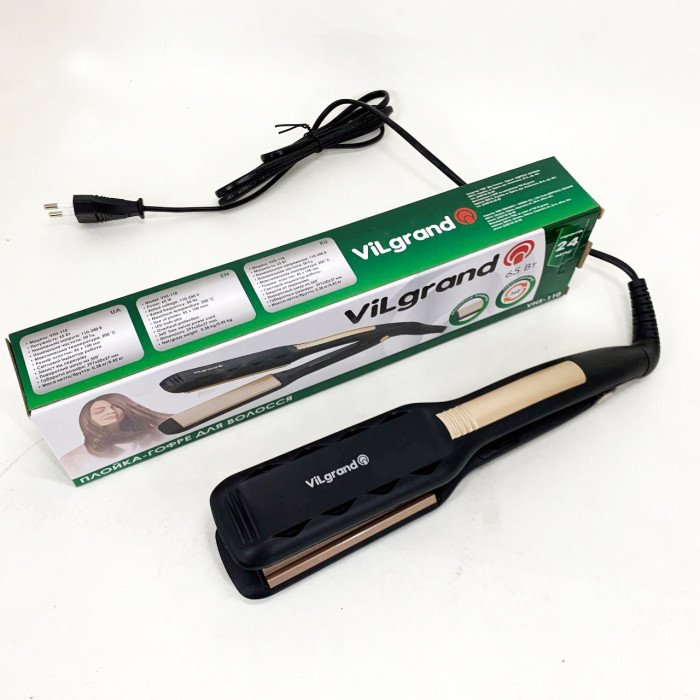 Плойка для волосся ViLgrand VHS-110. Колір: золотий