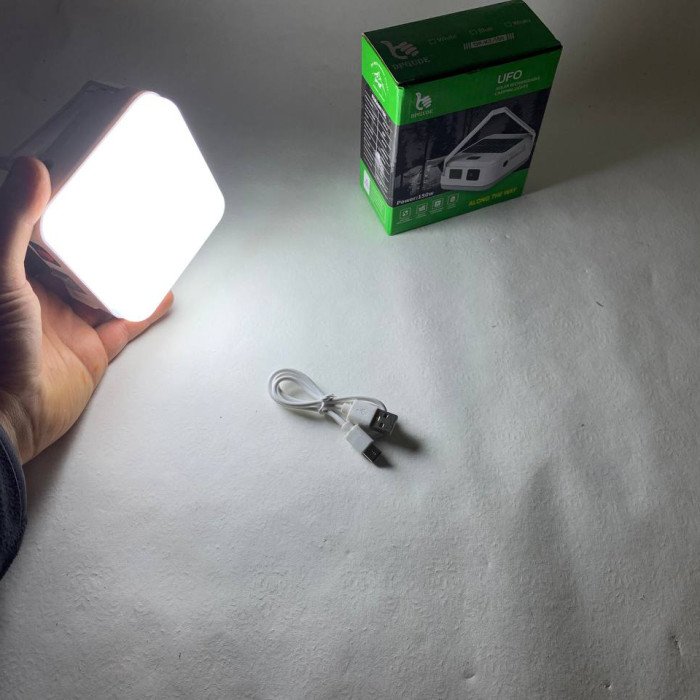 Ліхтар кемпінговий DP-K7-100 сонячна панель Power Bank