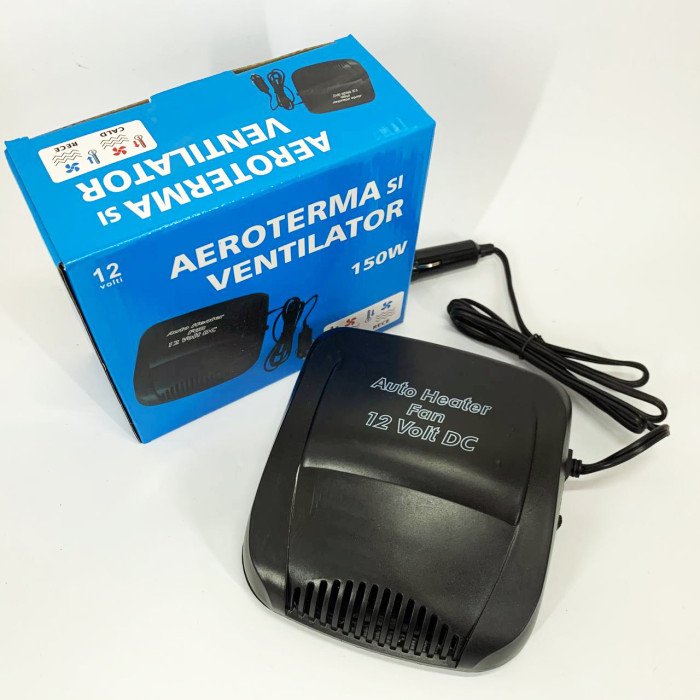 Автомобільна Дуйка CAR FAN CF-702 - Портативний автомобільний обігрівач салону від прикурювача, автодуйка